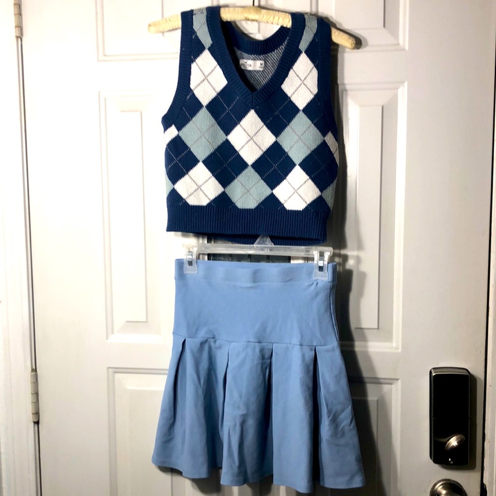 Hollister top / M -  altar’d state skirt S / both teen fit